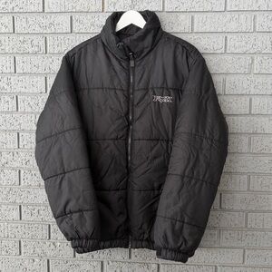 Fox Racing Deluxe Puffer Jacket Men’s Size Medium Black Embroidered Logo